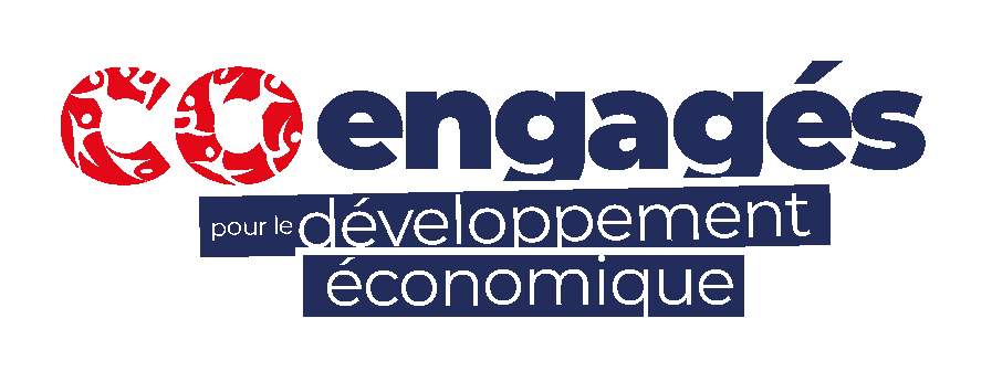Logo co-engagés pour le développement économique de la Fédération Française des Clubs Omnisports